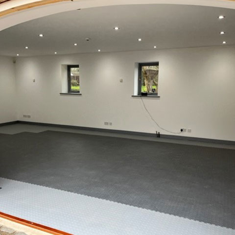 Grey Coloured CoinTop Flooring