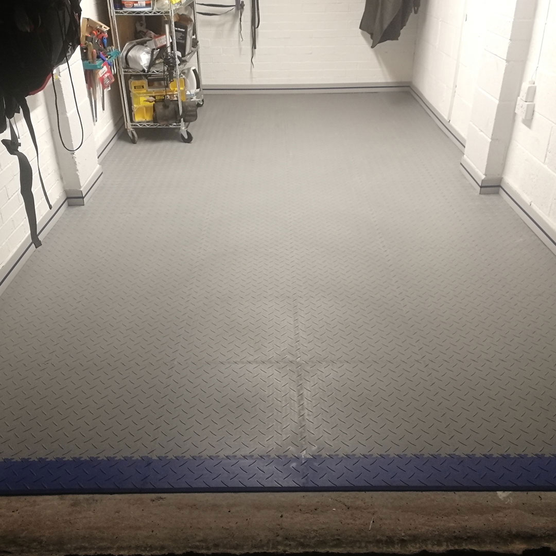 After photo of garage floor