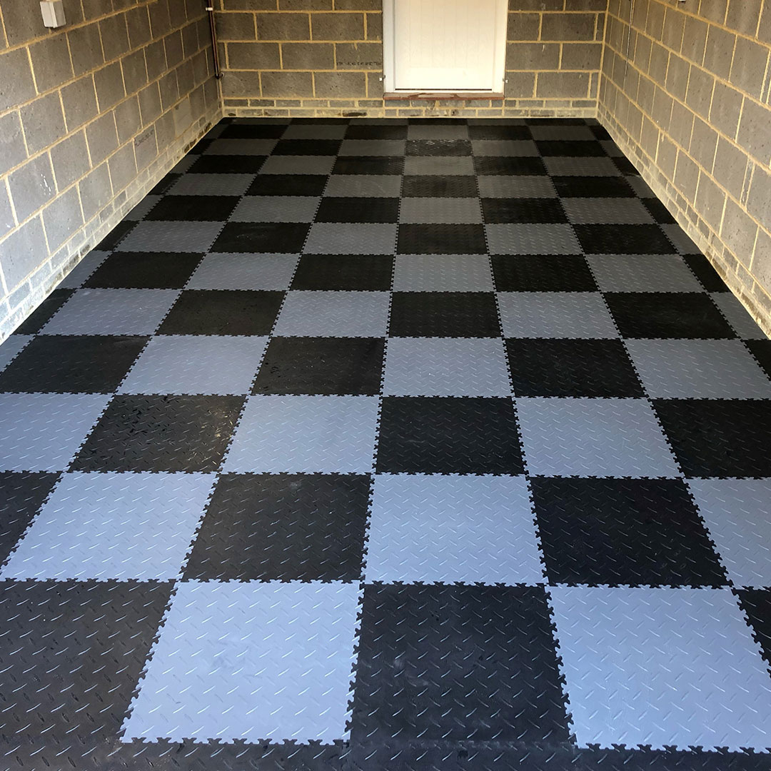 Single Garage Floor Tiles