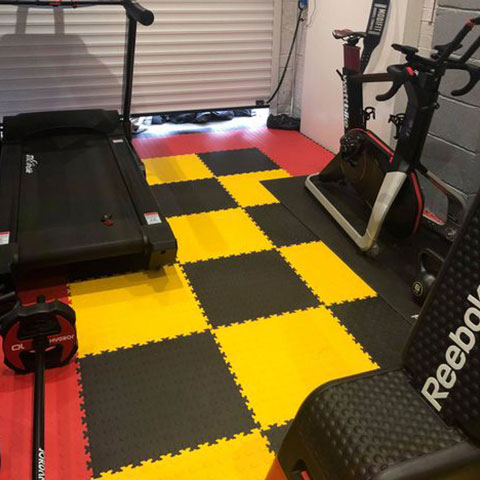 Garage Gym Floor | Mototile