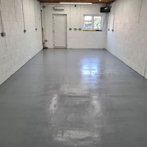 Garage Flooring Before Picture