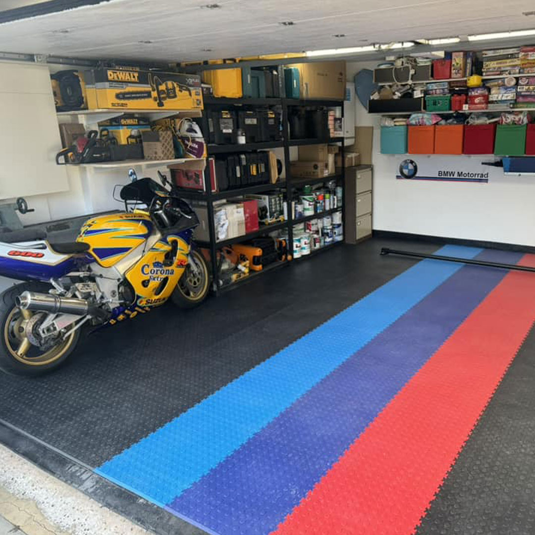 Add some colour to your motor bike garage