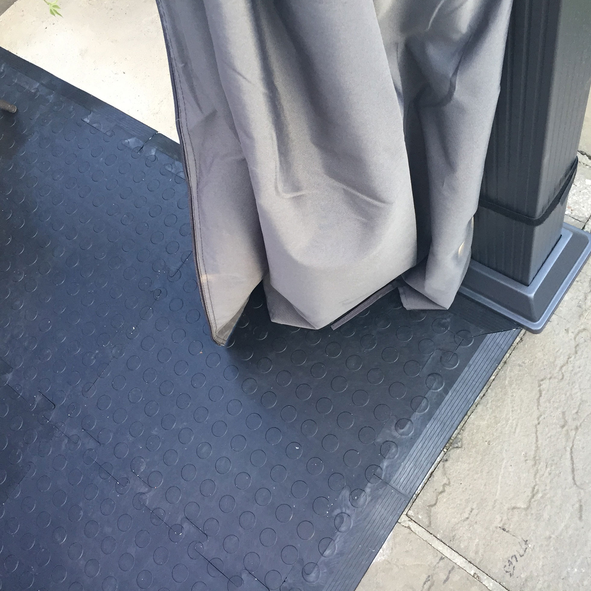 Anti Fatigue Ramps | MotoMat Black Male Edging | Mototile