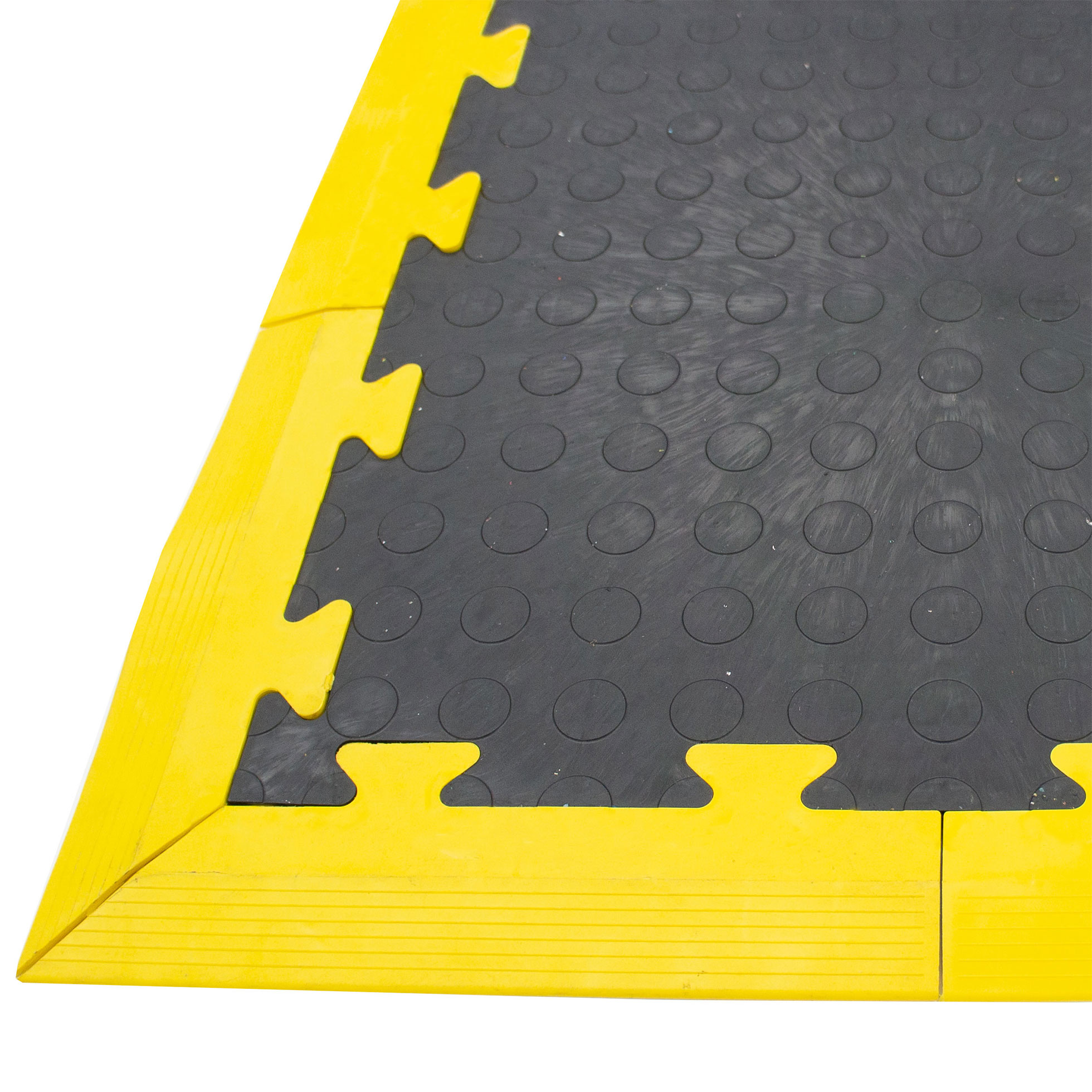 Anti Fatigue Ramps | MotoMat Black Female Edging | Mototile